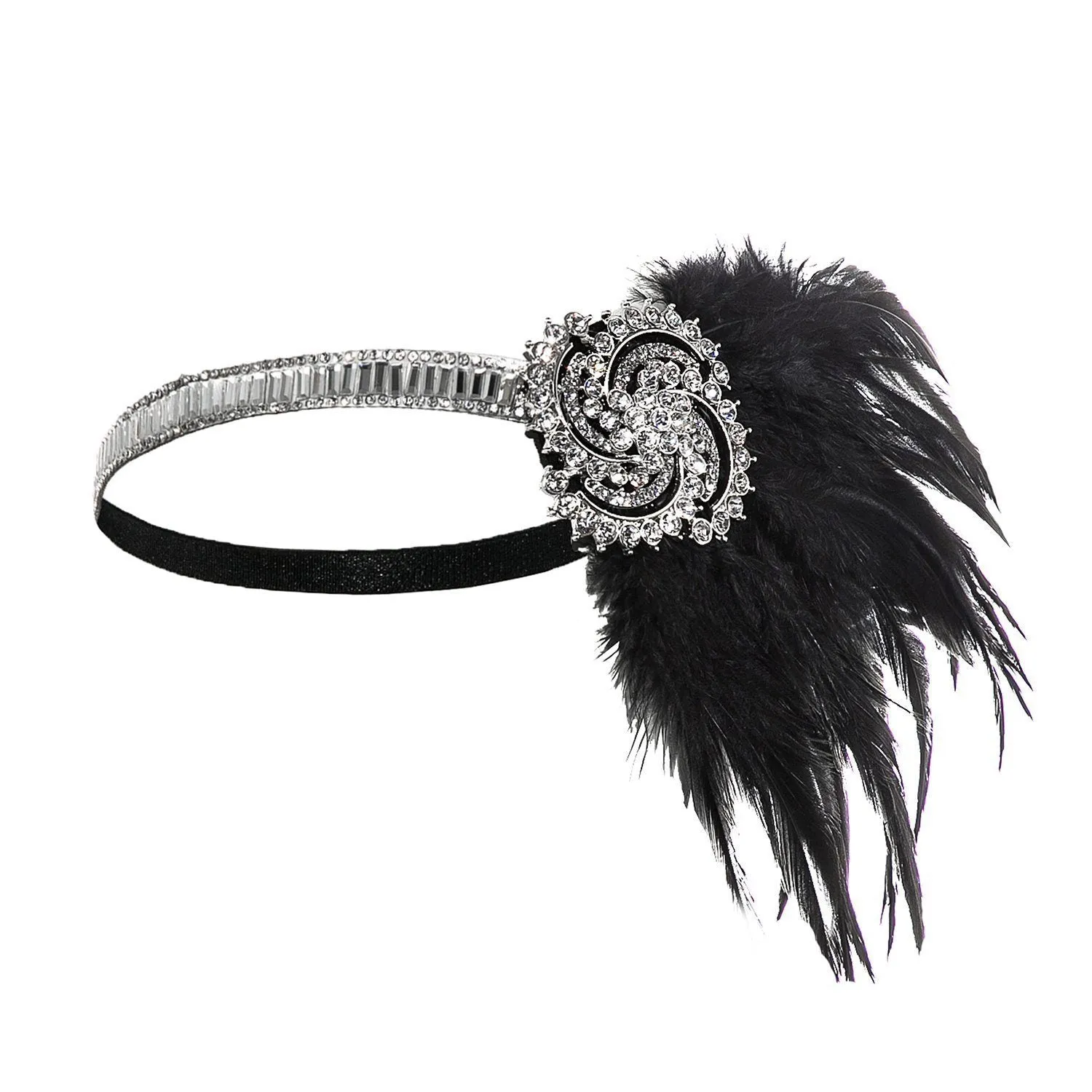 Vintage Flapper Headband 1920s Art Deco Sparkling|JaosWish