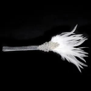 Vintage Flapper Headband 1920s Gatsby Feather Fascinators|JaosWish