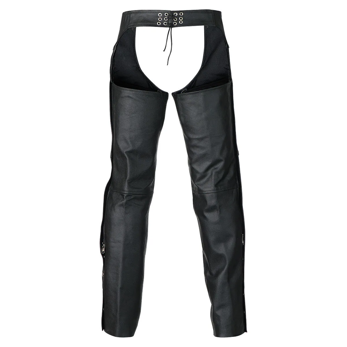 VL801S Classic Biker Leather Chaps