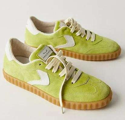 Voile Blanche Ines Green Suede Sneaker