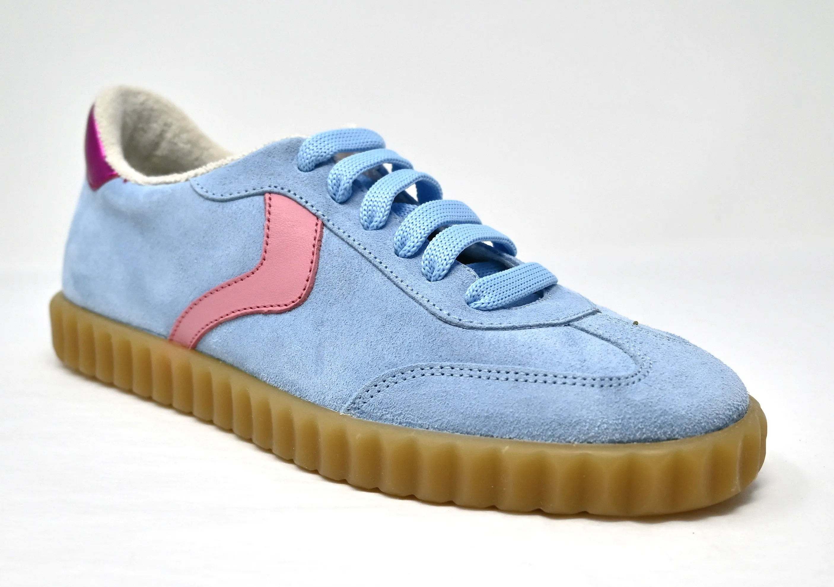 Voile Blanche Ines Green Suede Sneaker