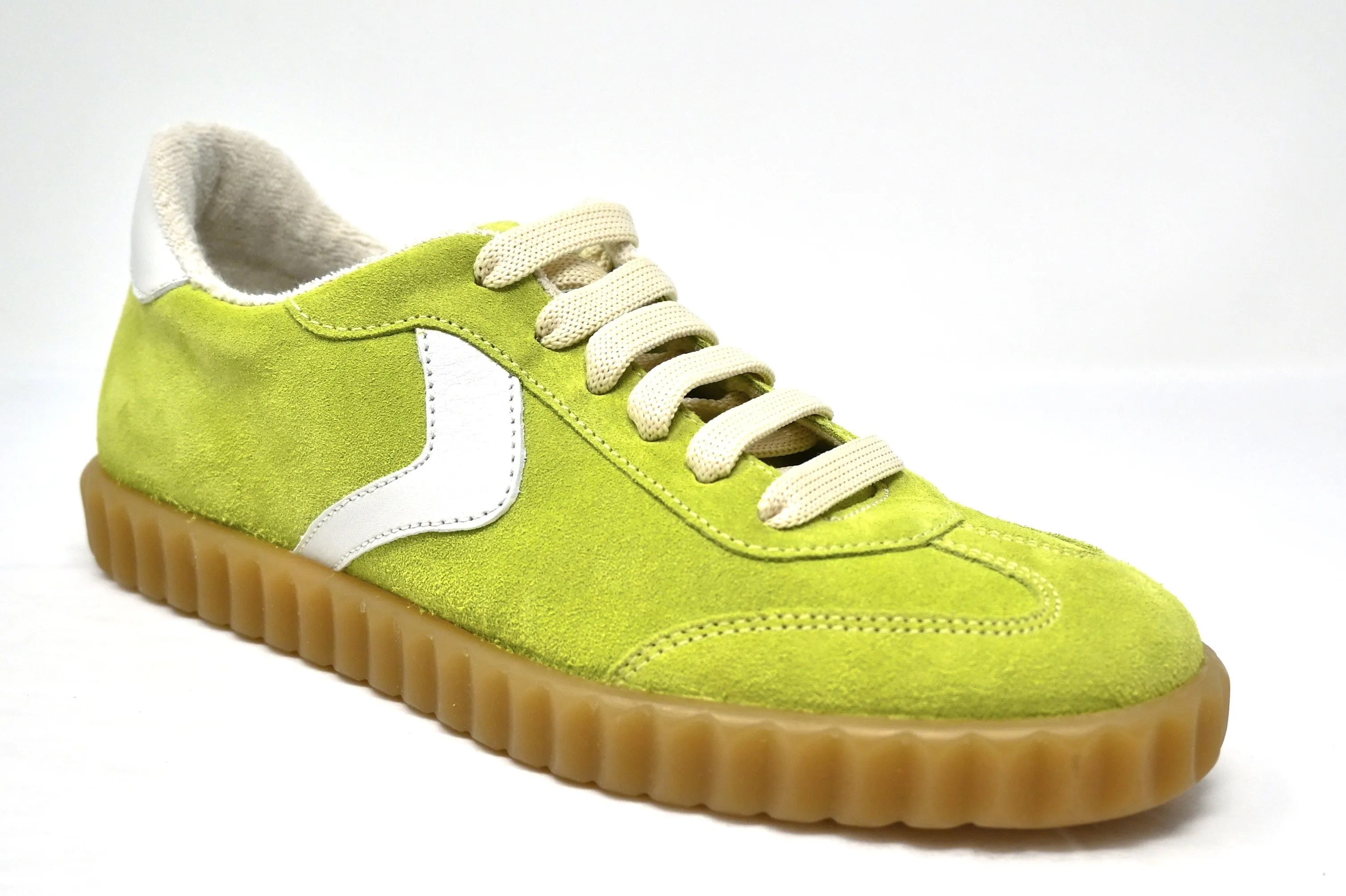 Voile Blanche Ines Green Suede Sneaker