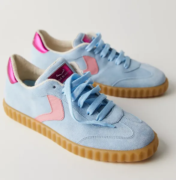 Voile Blanche Ines Green Suede Sneaker