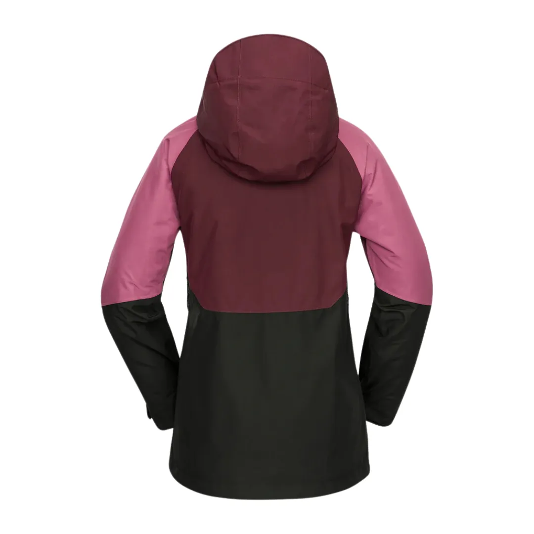 Volcom Women's V.CO Aris Insulated Gore-Tex Jacket - Burgundy