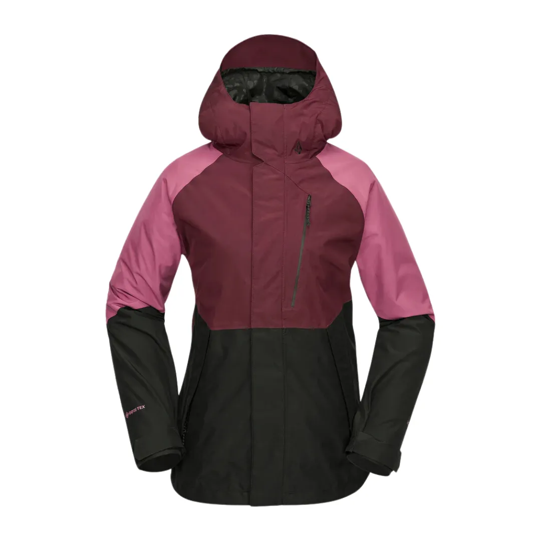 Volcom Women's V.CO Aris Insulated Gore-Tex Jacket - Burgundy