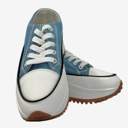 WALK-1 Women's Low Top Platform Fashion Sneakers