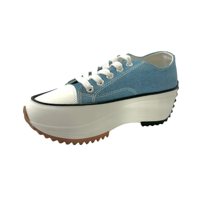 WALK-1 Women's Low Top Platform Fashion Sneakers