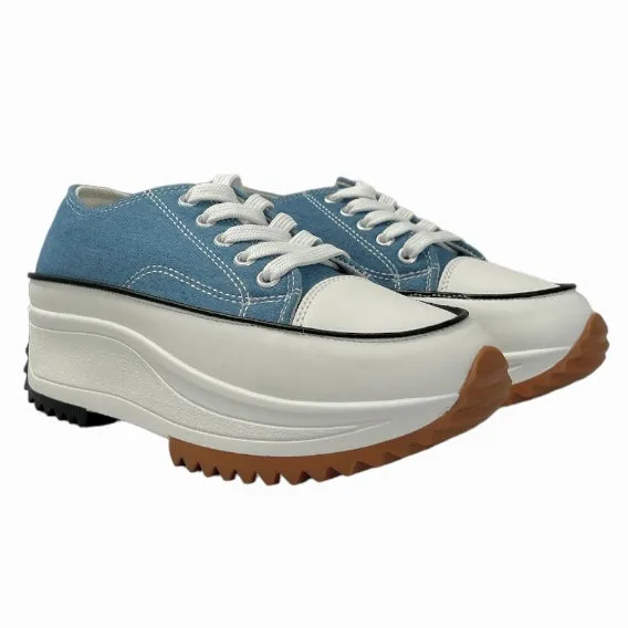 WALK-1 Women's Low Top Platform Fashion Sneakers
