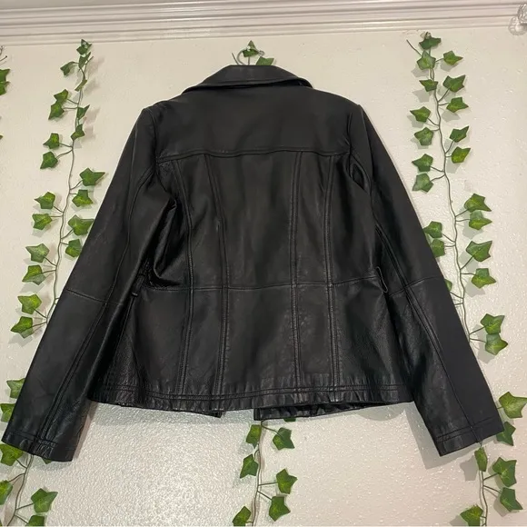 Wilsons Leather Maxima SIZE L black Women jacket