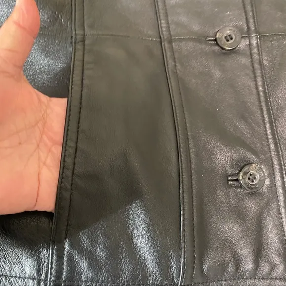 Wilsons Leather Maxima SIZE L black Women jacket