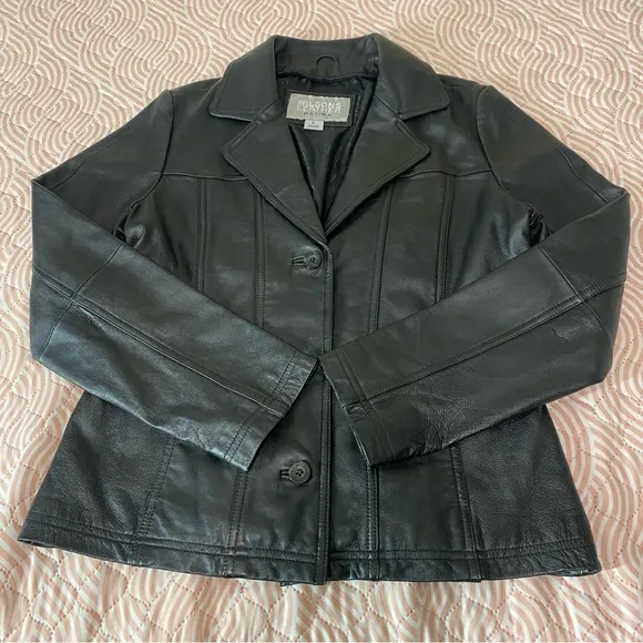 Wilsons Leather Maxima SIZE L black Women jacket