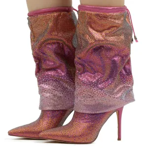 Wishful Stiletto Drape Boot