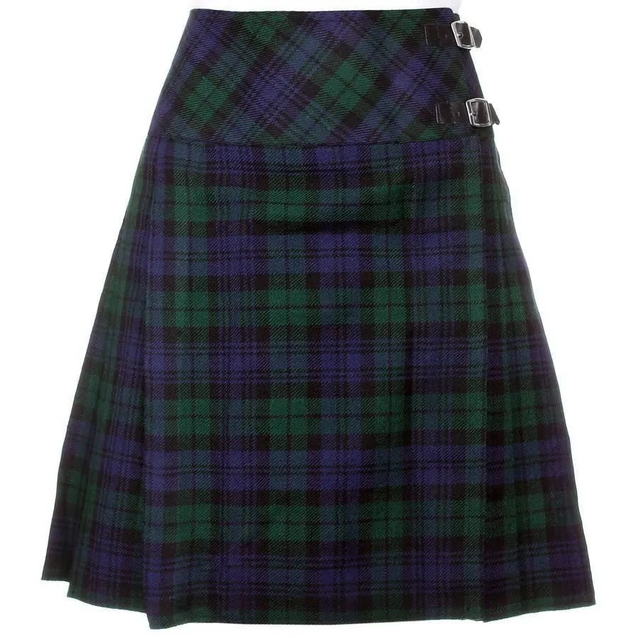 Women's Acrylic Knee Length Kilt - 20 inch Length - 6 Colours