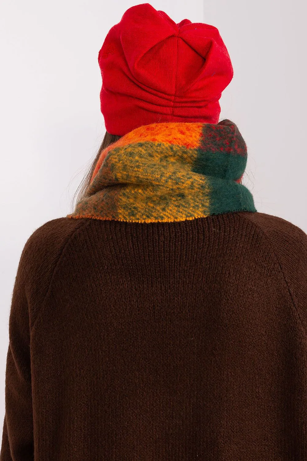 Women's beanie hat with cashmere