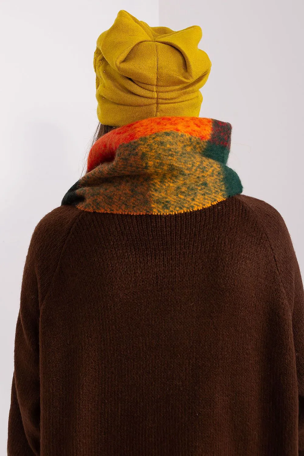 Women's beanie hat with cashmere