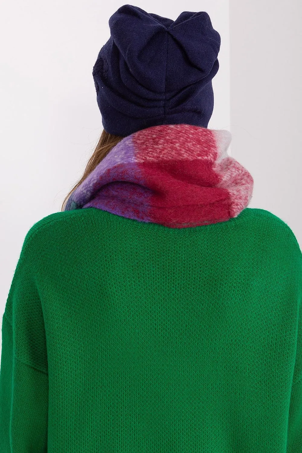 Women's beanie hat with cashmere