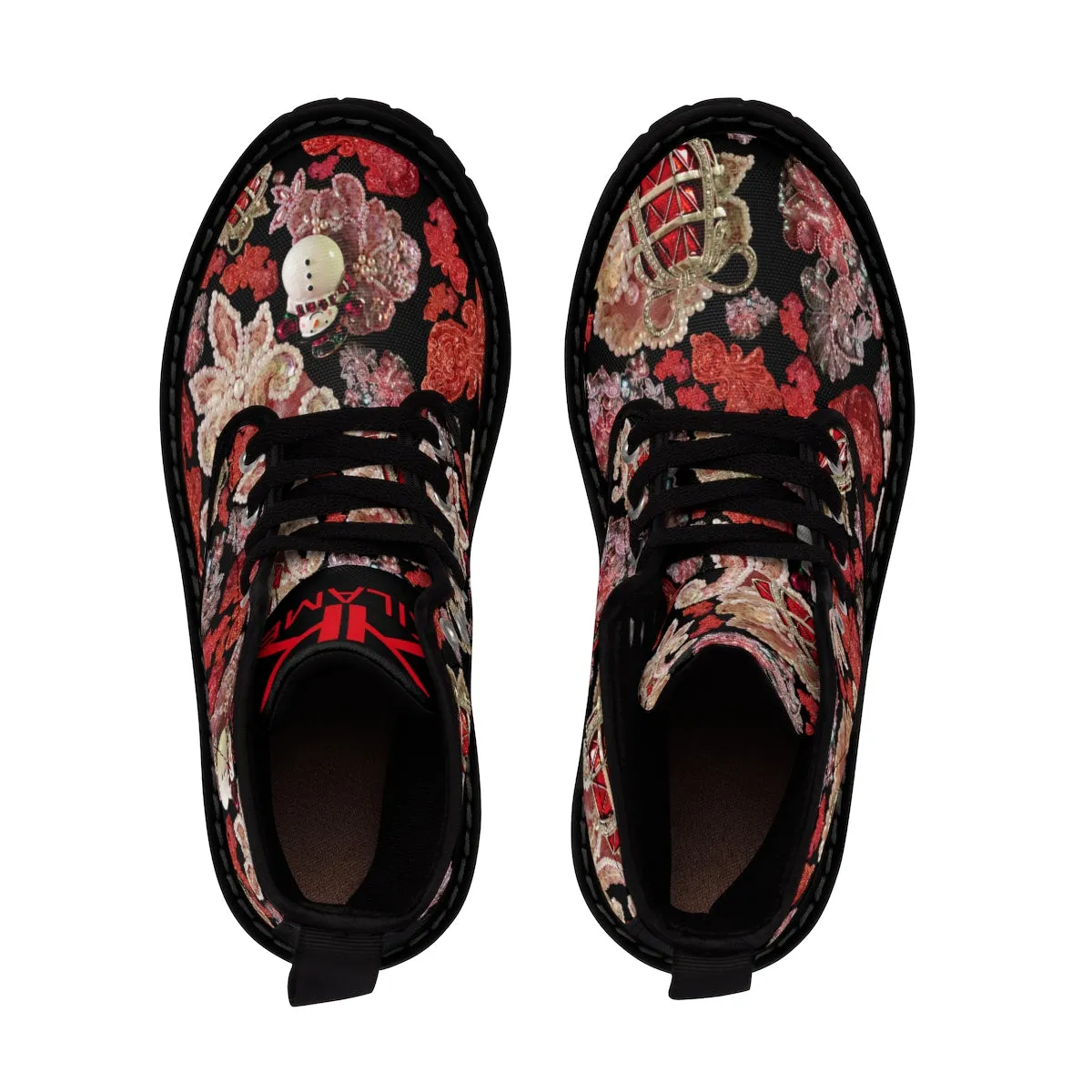 Women's Canvas Boots 'Holidays Couture'