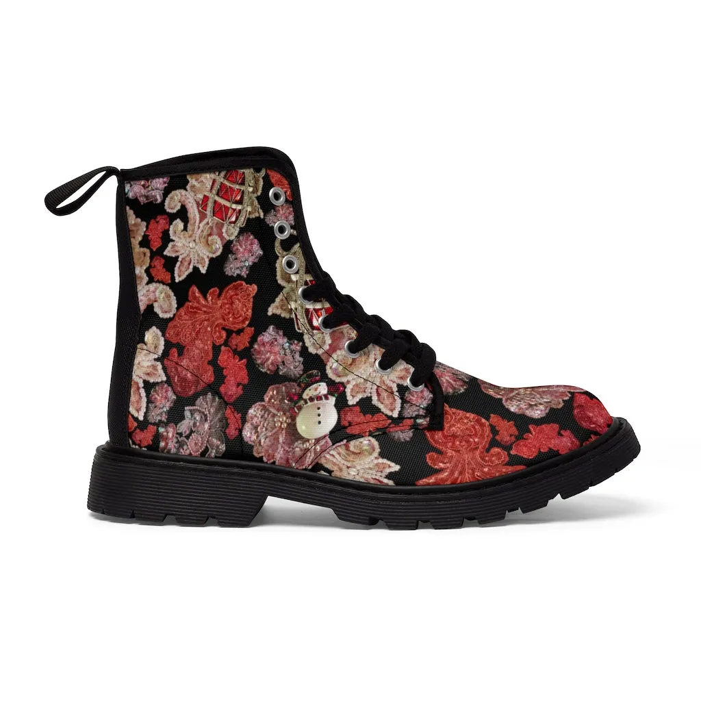 Women's Canvas Boots 'Holidays Couture'