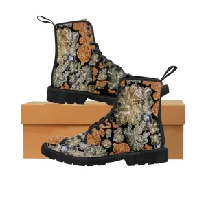Women's Canvas Boots 'Nude Embroidery'