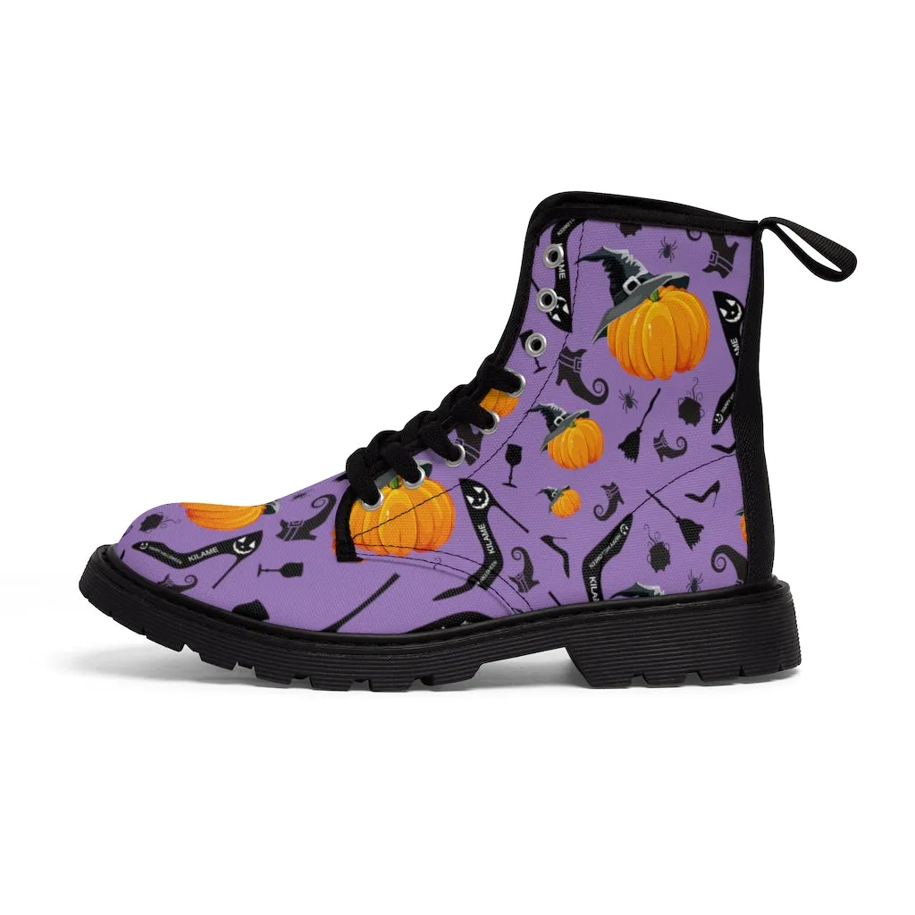Women's Canvas Boots 'Witch'