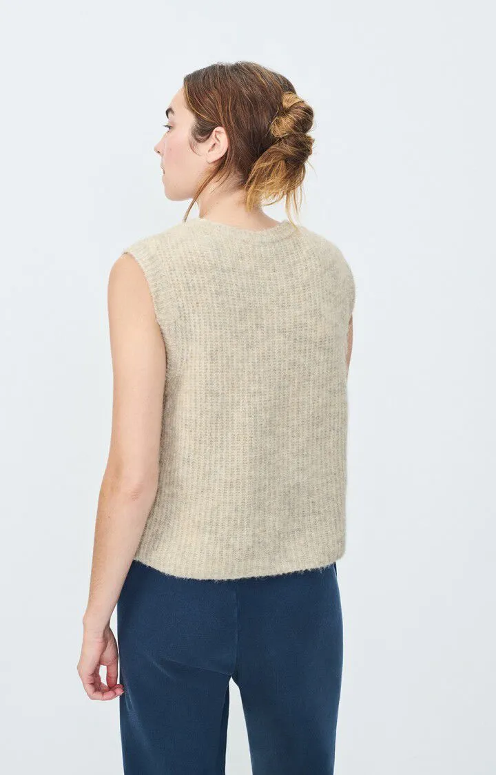 WOMEN'S CARDIGAN EAST - MELANGE POWDER SNOW