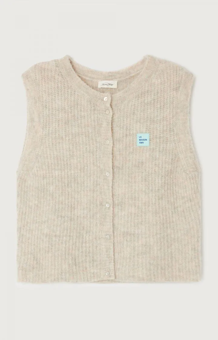 WOMEN'S CARDIGAN EAST - MELANGE POWDER SNOW