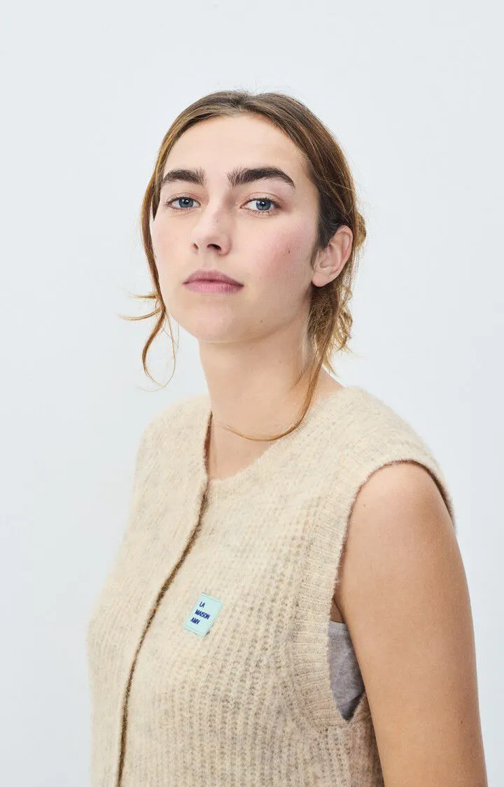 WOMEN'S CARDIGAN EAST - MELANGE POWDER SNOW