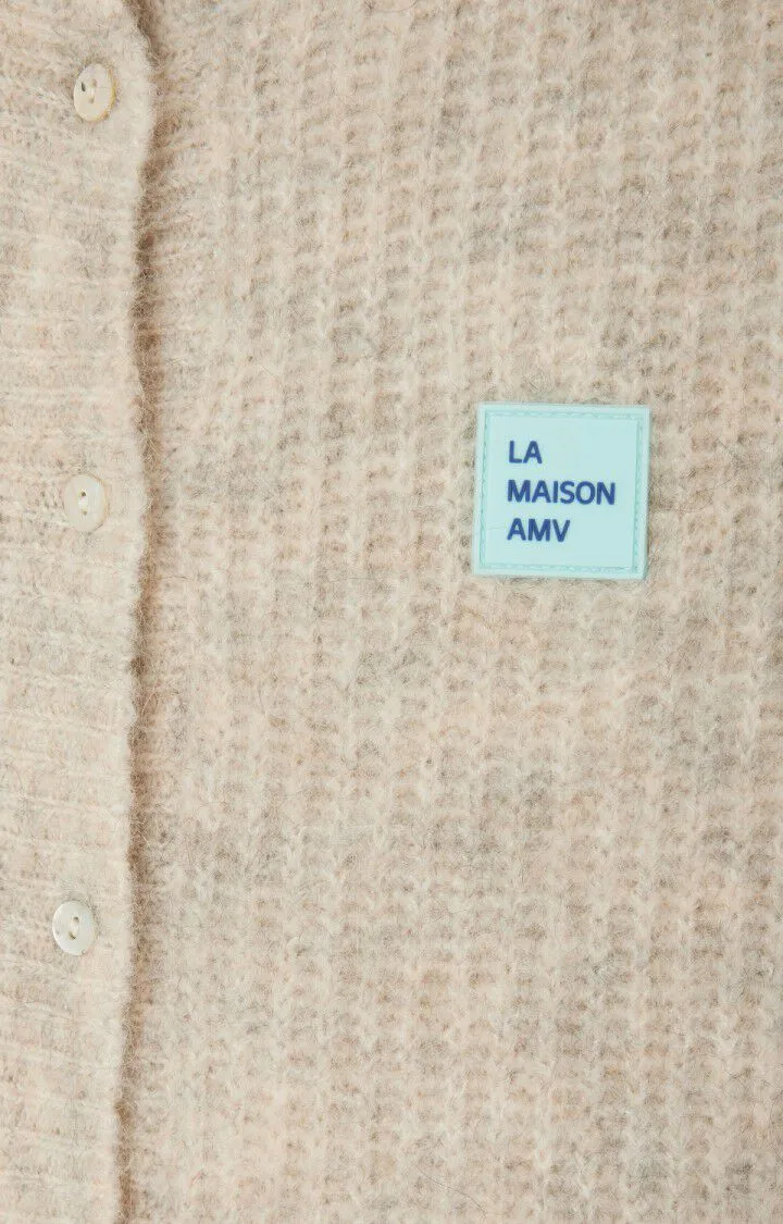 WOMEN'S CARDIGAN EAST - MELANGE POWDER SNOW