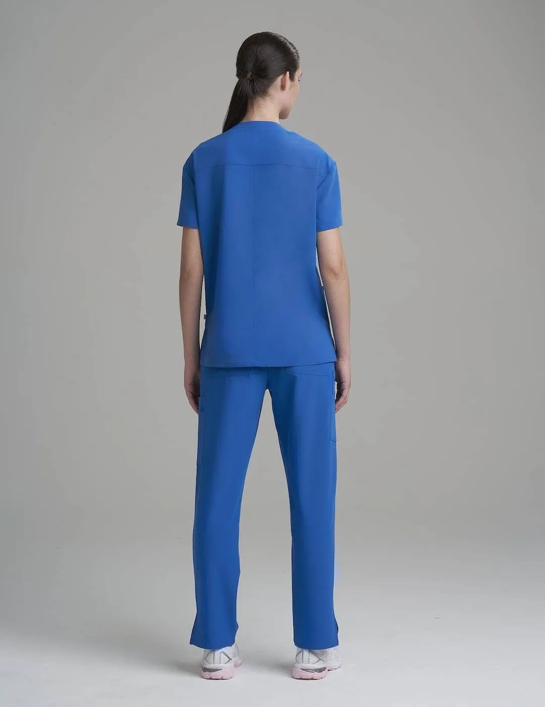Womens Classic Scrub Top - Royal Blue