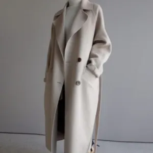Women's Classic Winter Trench Coat | Long