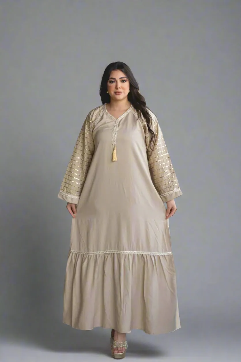 Women's crystal abaya