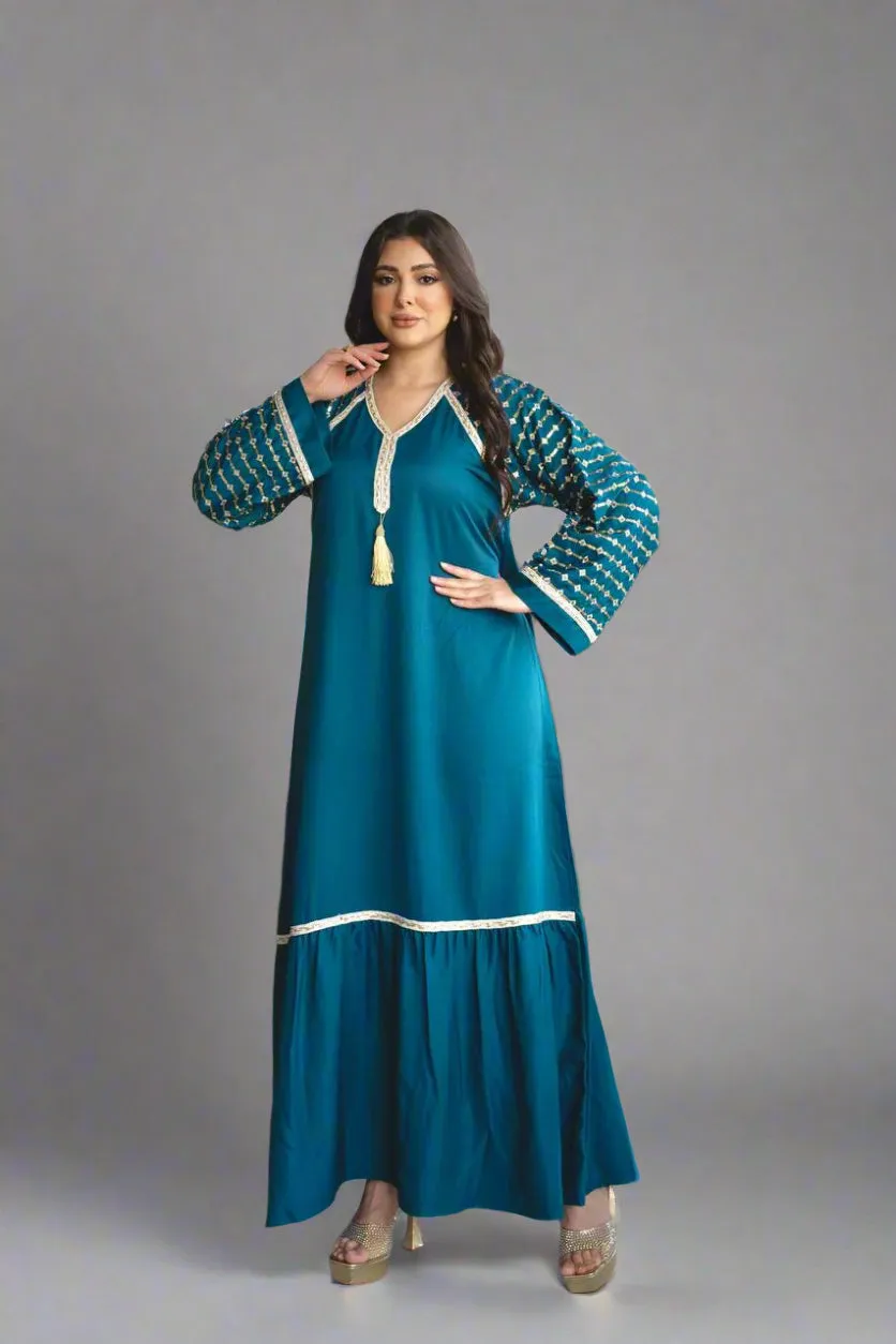 Women's crystal abaya