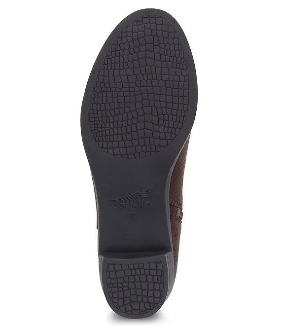 Women's Dansko | Cagney Black Burnished Suede Bootie | Black