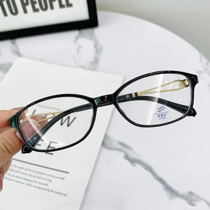WOMEN'S FASHION LIGHTWEIGHT METAL GLASSES