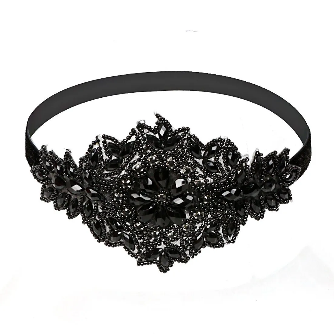Women's Flapper Headpiece 1920s Gatsby Beaded Crystal Headband|JaosWish