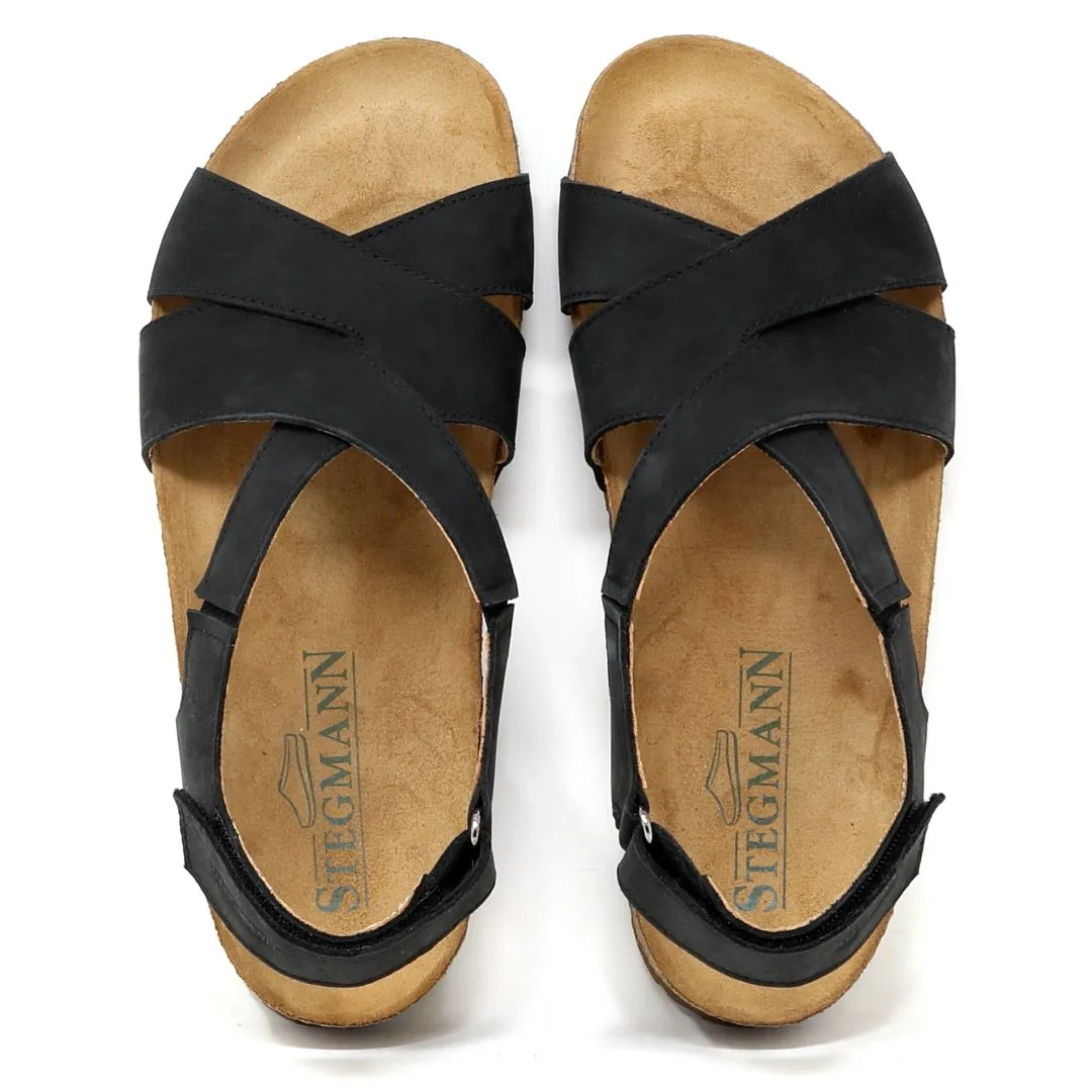 Women's Hannah Leather Sandal - Wide