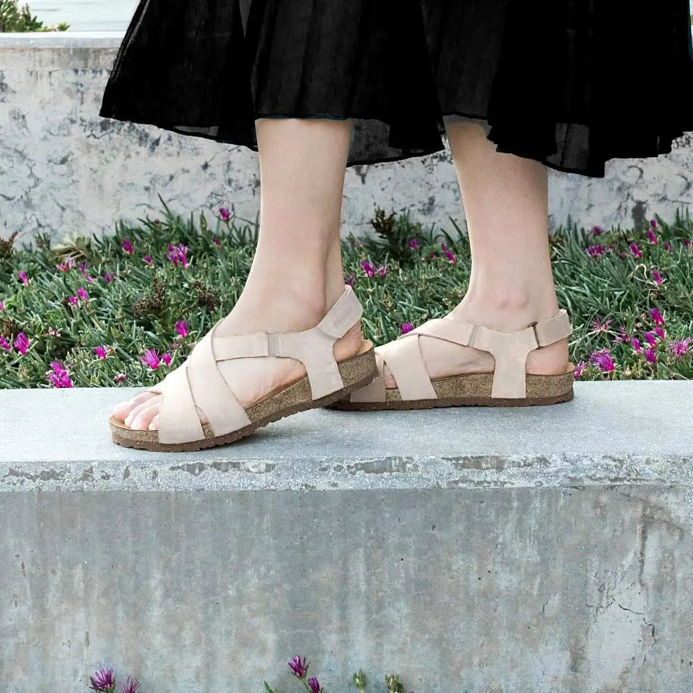 Women's Hannah Leather Sandal - Wide
