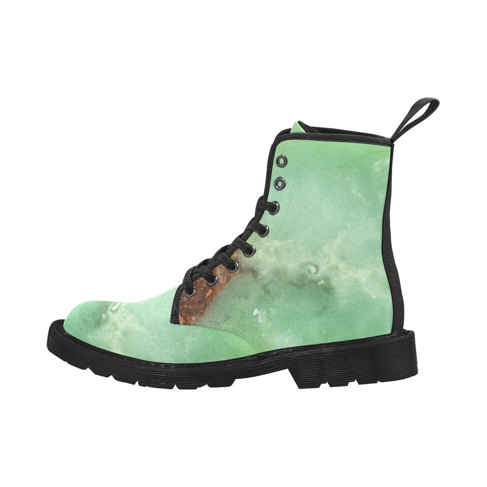 Women's Lace Up Boots - Chrysoprase