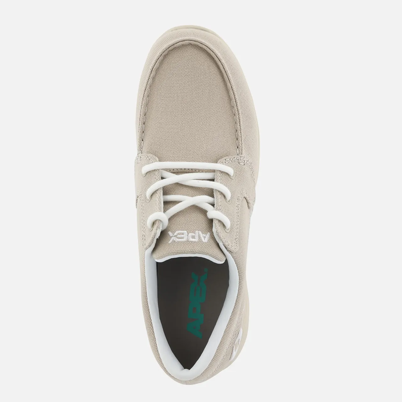 Women's Moc Toe Canvas Loafer - Tan