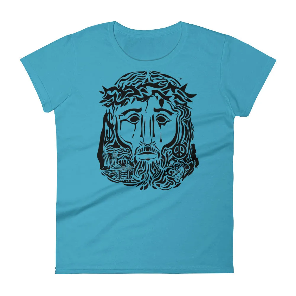Women's Pichardo Shirt Jesus Face (More Colors Available)