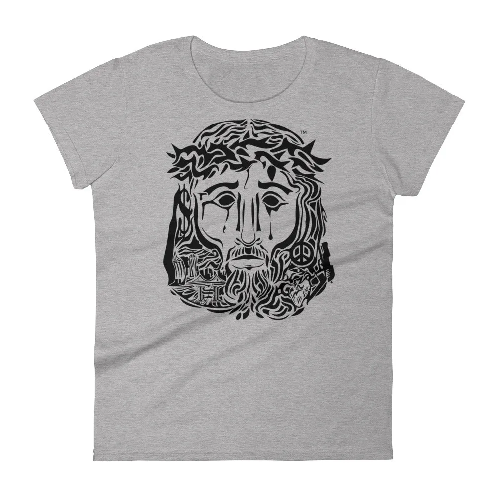 Women's Pichardo Shirt Jesus Face (More Colors Available)