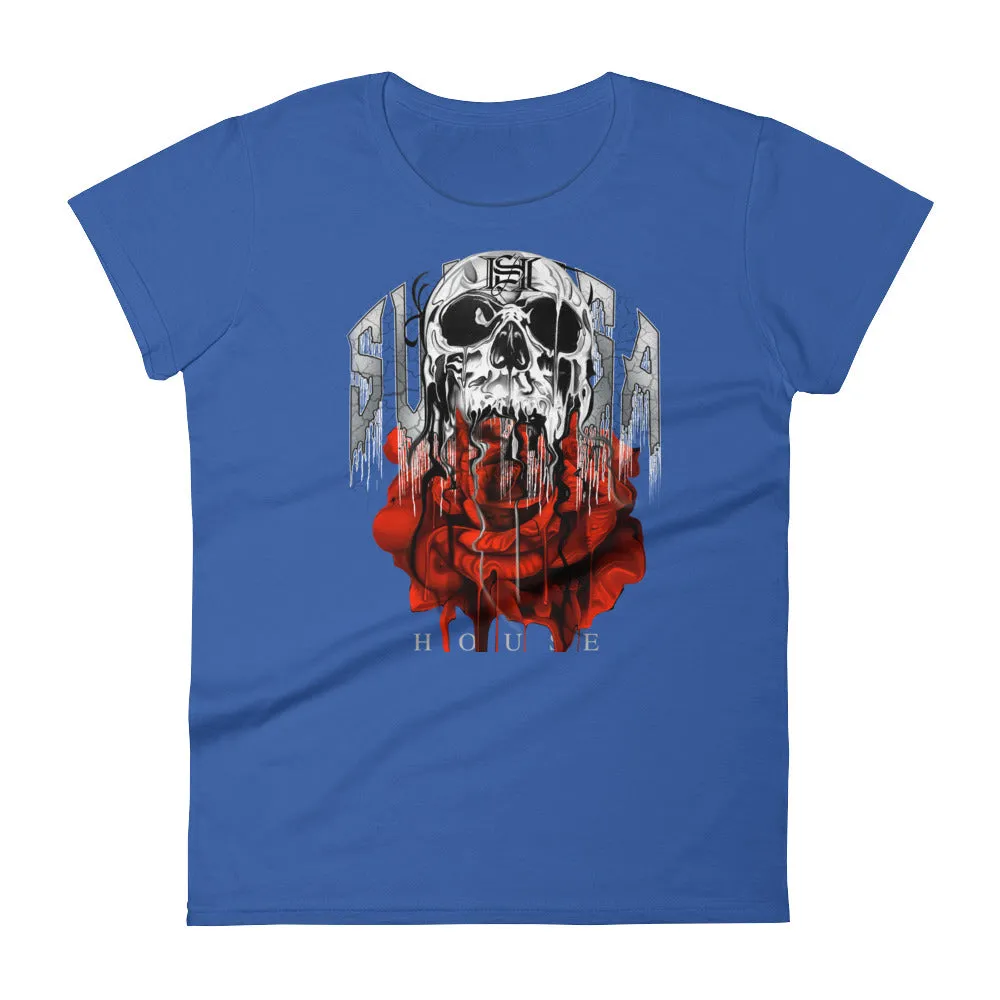 Women's Pichardo Shirt Rose Skull (More Colors Available)