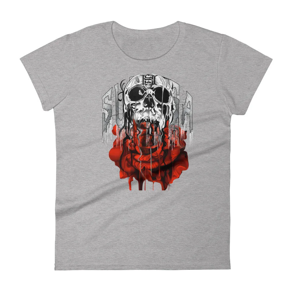Women's Pichardo Shirt Rose Skull (More Colors Available)