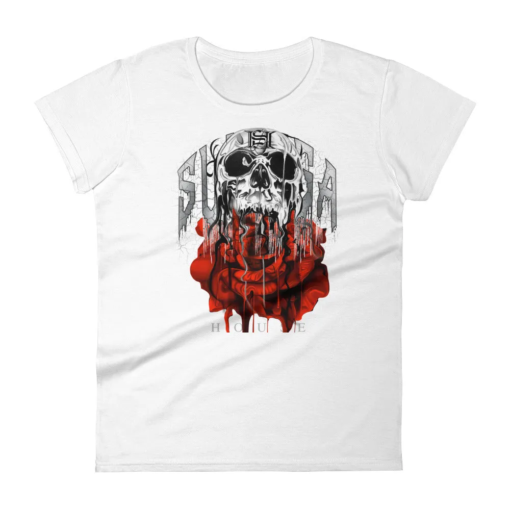 Women's Pichardo Shirt Rose Skull (More Colors Available)