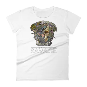 Women's Pichardo Shirt Swagg Savage Half Skull (More Colors Available)