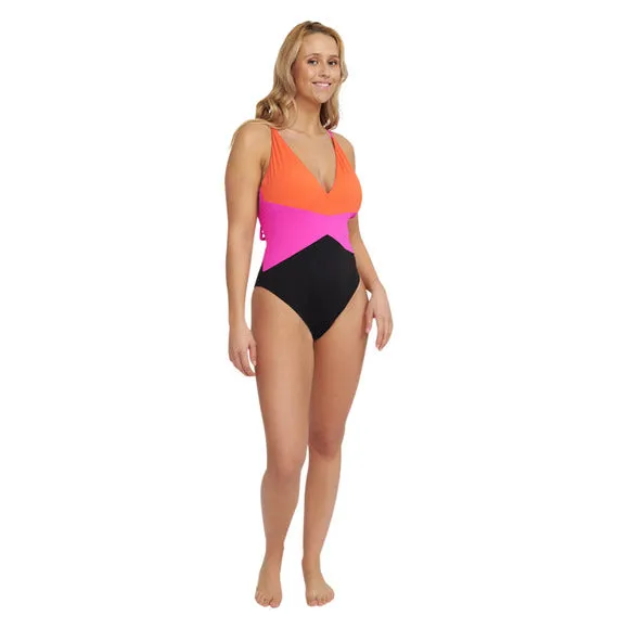Women's Shoreline Block One Piece Swimsuit