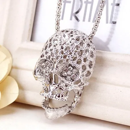 Women's Skull Pendant Necklace