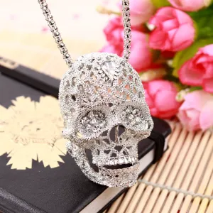 Women's Skull Pendant Necklace