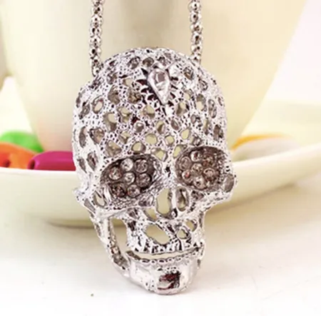 Women's Skull Pendant Necklace