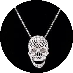 Women's Skull Pendant Necklace